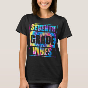 T-shirt Retour À L'École Vibes De 7E Année Chemise, Premie