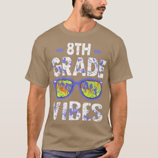 T-shirt Retour À L'École Vibes De 8E Année Chemise, Premie