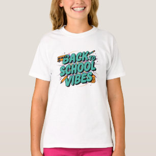 T-shirt Retour À L'École Vibes Drôle