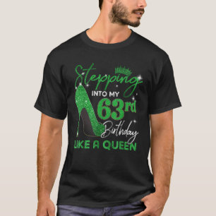 T-shirt Retour à mon 63e anniversaire cadeaux femmes haute