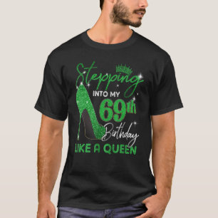 T-shirt Retour à mon 69e anniversaire cadeaux femmes haute