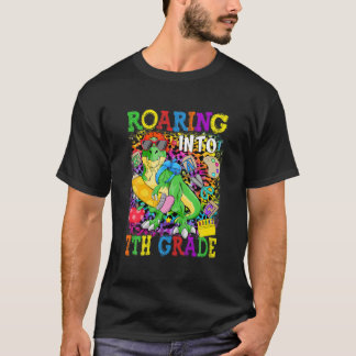 T-shirt Retour À Scho En Dinosaure De 7E Année T Rex