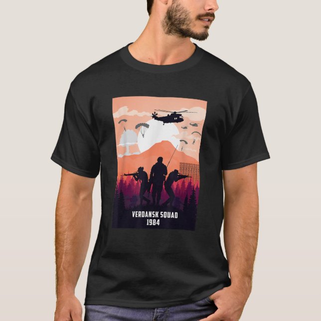 T-shirt Retour à Verdansk 1984 CoD Gaming Gulag Warzone Ve (Devant)