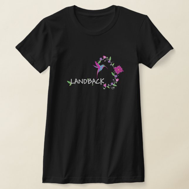 T-shirt Retour arrière - Floral (Poser)