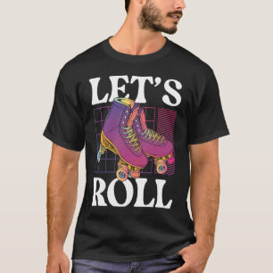 T-shirt Retour arrière Patinage à rouleaux
