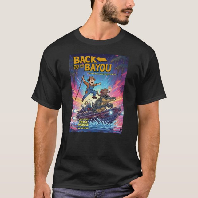 T-shirt Retour au Bayou - Rétro -  (Devant)