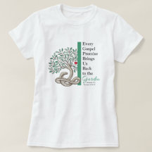 RETOUR AU JARDIN Évangile Chrétien Blanc Court