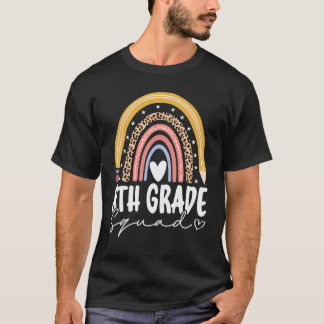 T-shirt Retour au lycée Arc-en-ciel 8ème Huitième année de