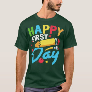 T-shirt Retour au premier jour scolaire