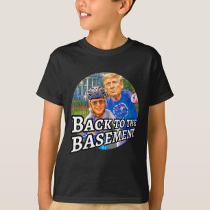 T-shirt Retour au sous-sol Biden Trump Bicyclette Patriote