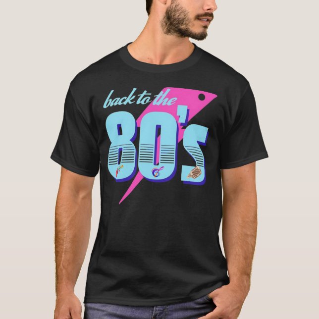 T-shirt Retour au Vibe des années 80 (Devant)