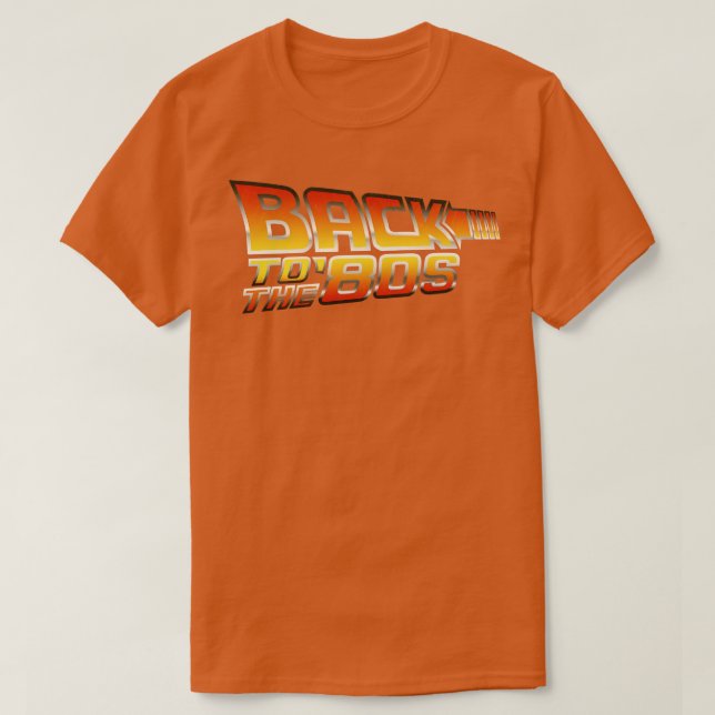 T-shirt Retour aux années 80 (Design devant)