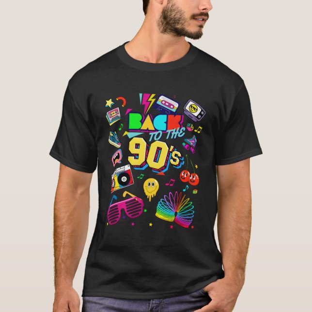 T-shirt Retour Aux Années 90 (Devant)