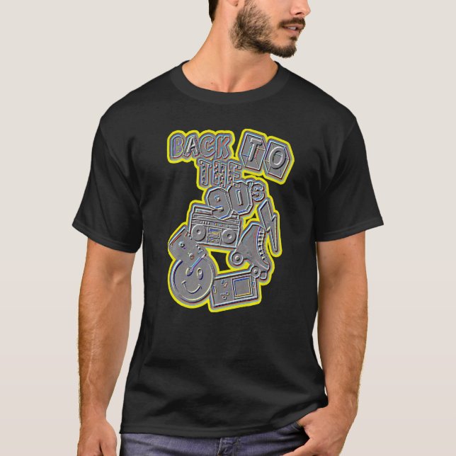 T-shirt Retour aux années 90 (Devant)