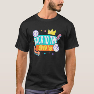 T-shirt Retour aux années 90 Cassette de musique des année
