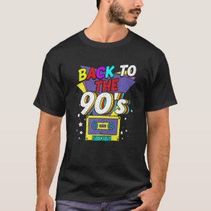T-shirt Retour Aux Années 90 Disco Radio Et Techno Era Vin