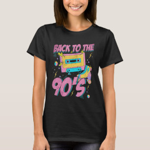 T-shirt Retour aux années 90 Disco Radio et Techno Era Vin