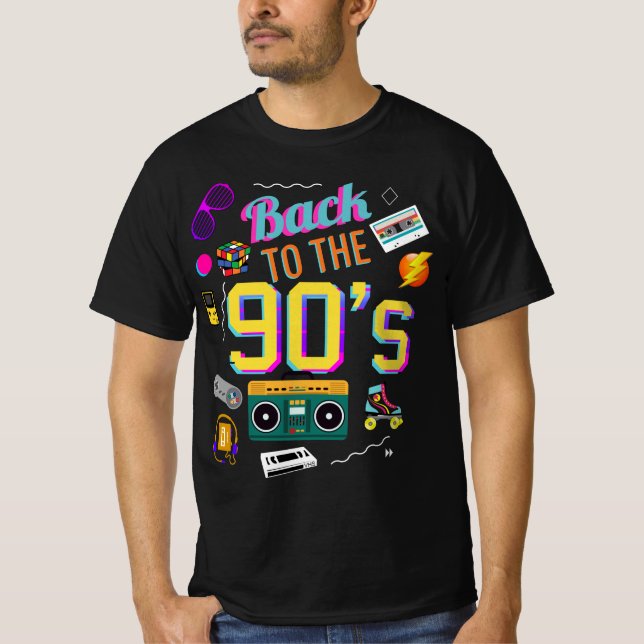 T-shirt Retour Aux Années 90 I Love 80s 90s Fancy habit (Devant)