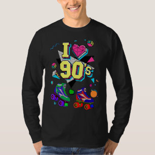 T-shirt Retour aux Rolling Chaussures I Love 90's Illustra