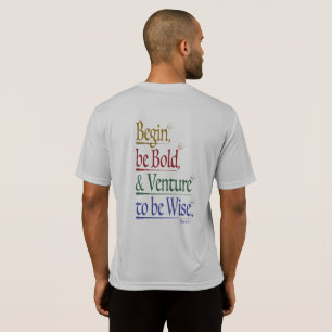 T-shirt Retour - Citation Magique Horace SportTek Tee
