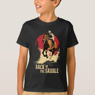 T-shirt Retour Dans La Selle - Course À Cheval