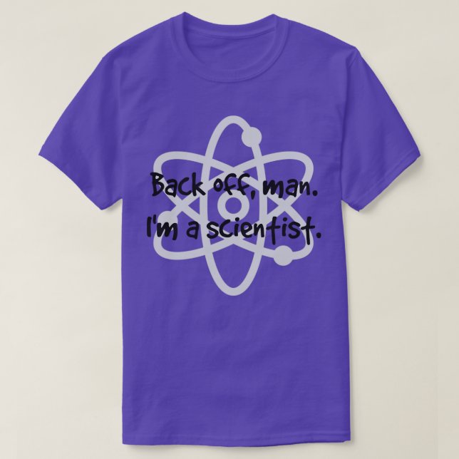 T-shirt Retour De L'Homme Je Suis Scientifique (Design devant)