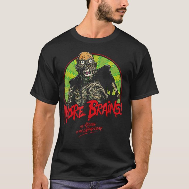 T-shirt Retour De Retro La Scarie Vivante Morte Tarman Zom (Devant)