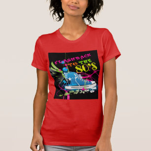 T-shirt Retour en arrière au basket de néon des années 