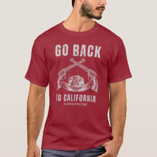 T-shirt Retour en Californie Républicain conservateur