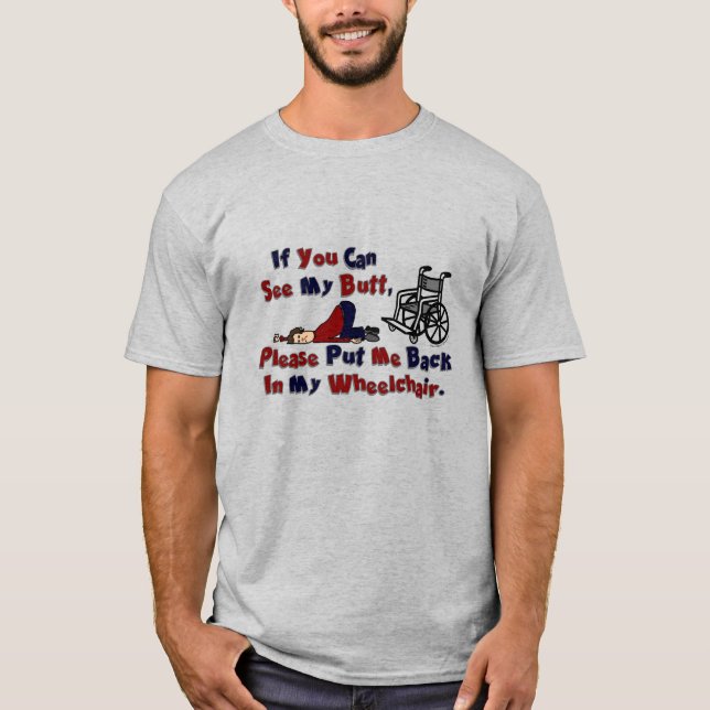 T-Shirt - Retour En Fauteuil Roulant (Devant)