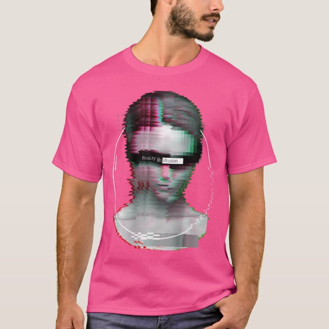 T-shirt Retour Imprimer Techno Music Vaporwave Edm Party R (Devant)