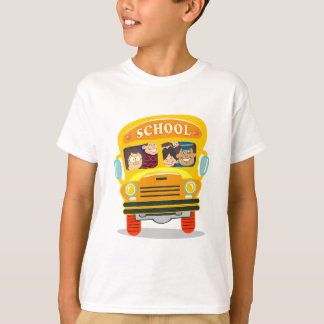T-SHIRT RETOUR SCOLAIRE BUS TRANSPORT DES ÉTUDIANTS EN BUS