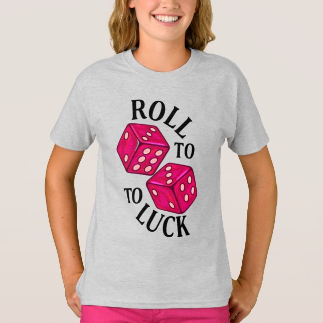 T-shirt Retour vers la chance - Neon Dice (Devant)