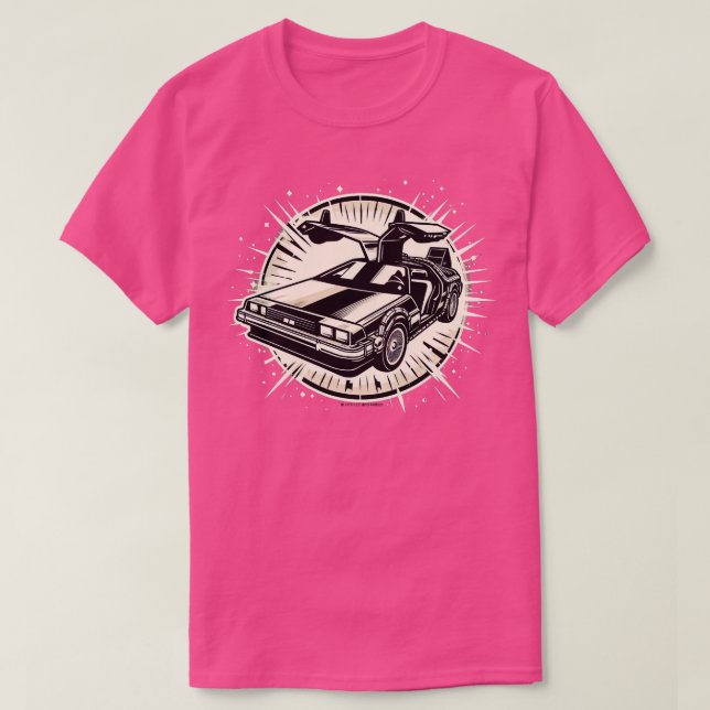 T-shirt Retour vers l'avenir Delorean (Design devant)