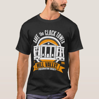 T-shirt Retour vers le futur Sauvez la tour de l'horloge d