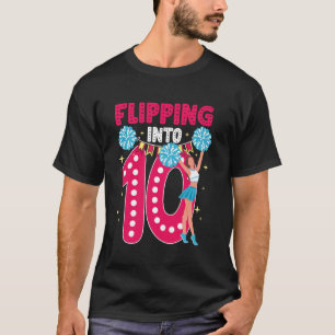 T-shirt Retournement Dans 10 10ème Anniversaire Fille De C
