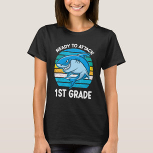 T-shirt Retourner À L'École 1Er Année Vêtements Pour Enfan