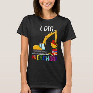 T-shirt Retourner À L'École I Dig Les Garçons De L'École P