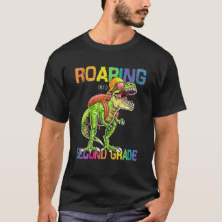 T-shirt Retourner À L'École Les Enfants Se Roulent Dans Le