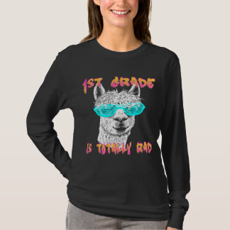 T-shirt Retourner à l'école Llama 1ère année Enseignant 1e