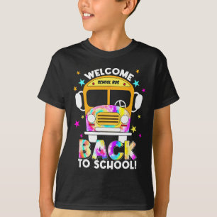 T-shirt Retourner À L'École Pour Les Conducteurs D'Autobus