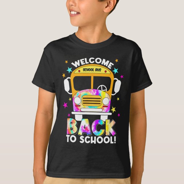 T-shirt Retourner À L'École Pour Les Conducteurs D'Autobus (Devant)