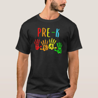 T-shirt Retourner À L'École Pré K Équipe Enseignants Empre