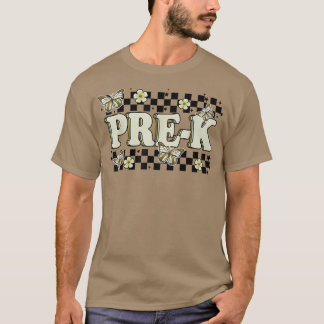 T-shirt Retourner À L'École Prek Enseignant Enfant Premier