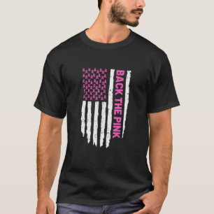 T-shirt Retourner Pink Breast Cancer Sensibilisation Drape