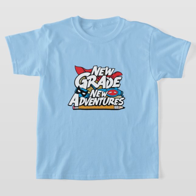 T-shirt Retournez à l'école 2024 enfants (Poser)