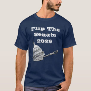 T-shirt Retournez le vote du Sénat en bleu 2026