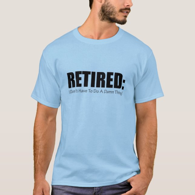 T-shirt Retraité (Devant)