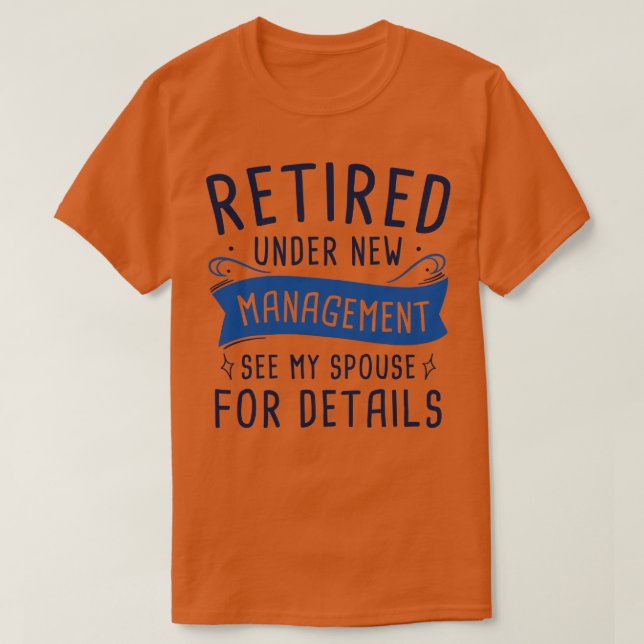 T-shirt Retraité 2 (Design devant)