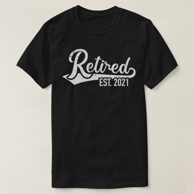 T-shirt Retraité 2021  (Design devant)